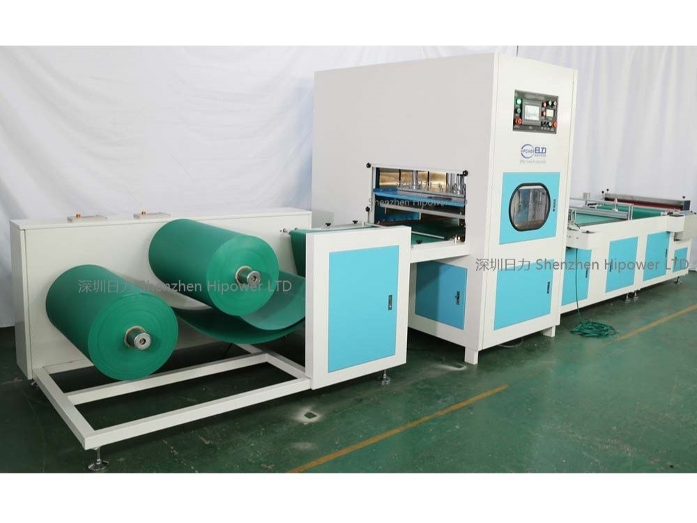 全自動PVC地熱袋熱合機,自動定長裁切
