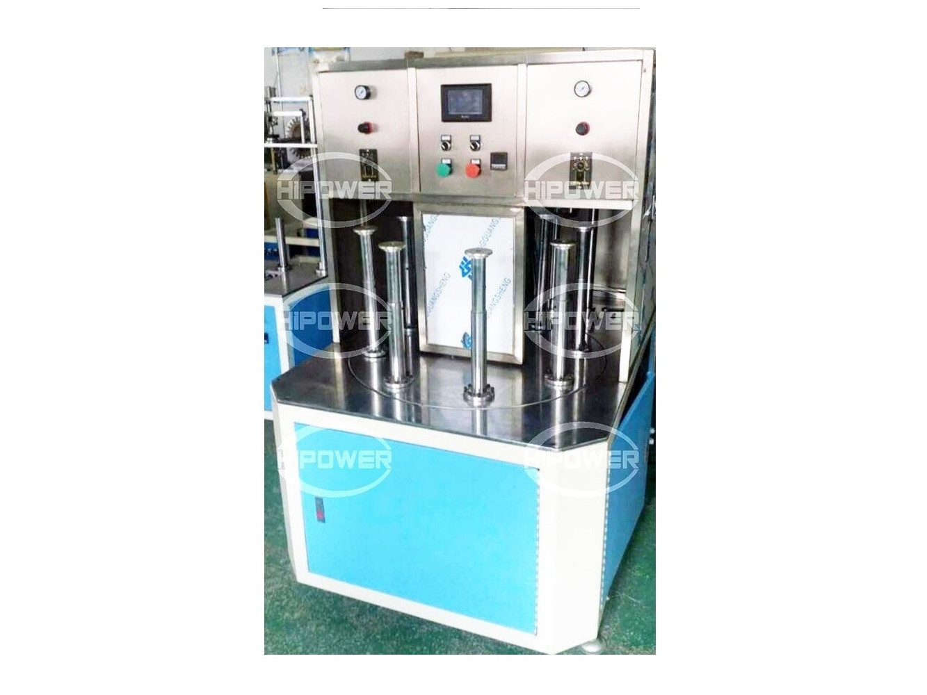 8工位圓筒蓋自動打膠機