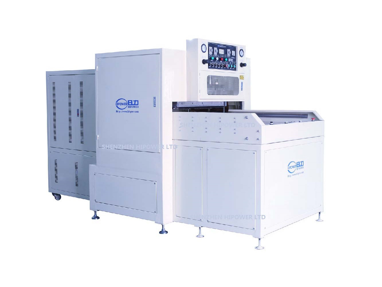 上下滑臺式高周波熔接+模切一體機